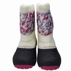 Dream Pairs Kids Winter Snow Boots US 13 EU 31 Thinsulate Insulated White Pink